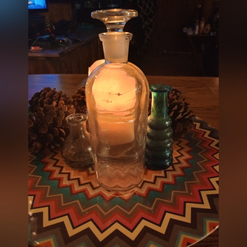 Vintage TCA Co. USA #3 Glass Bottle